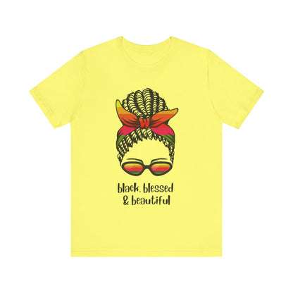Black, Blessed, Beautiful, v2, T-Shirt