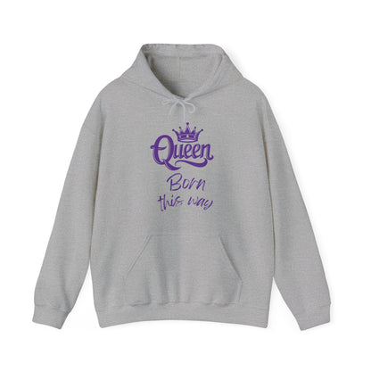 Queen-Born This Way, purple text, Hoodie