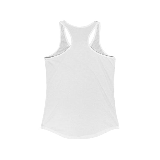 I Heart Being Black, purple text, Women's Ideal Racerback Tank
