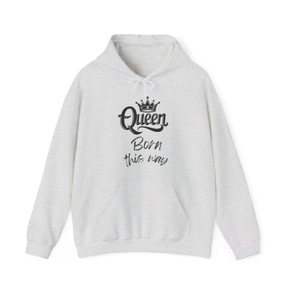 Queen-Born This Way, black text, Hoodie