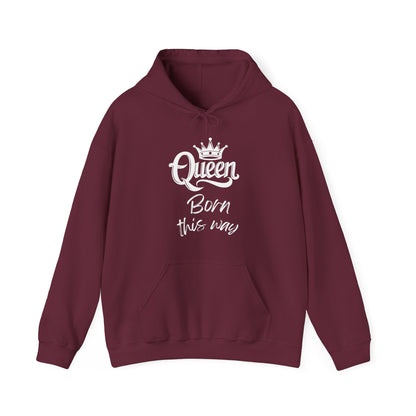 Queen-Born This Way, white text, Hoodie