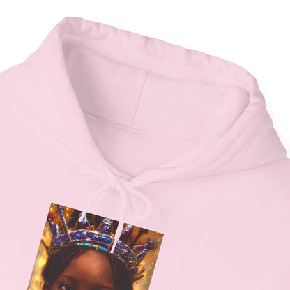Portrait of a young Black Queen, Hoodie