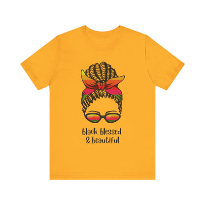 Black, Blessed, Beautiful, v2, T-Shirt