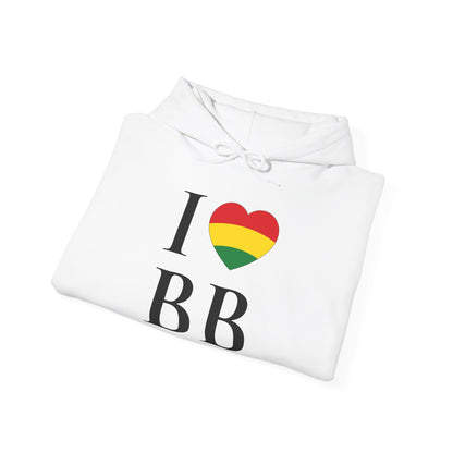 I Heart Being Black Hoodie, black text, Hoodie
