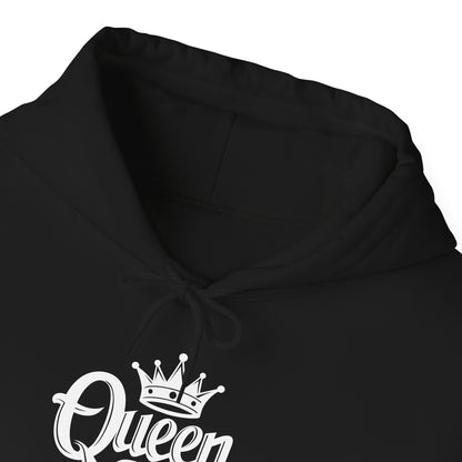 Queen-Born This Way, white text, Hoodie
