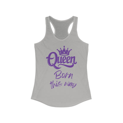 Queen, Born This Way, v5, Women's Ideal Racerback Tank Top