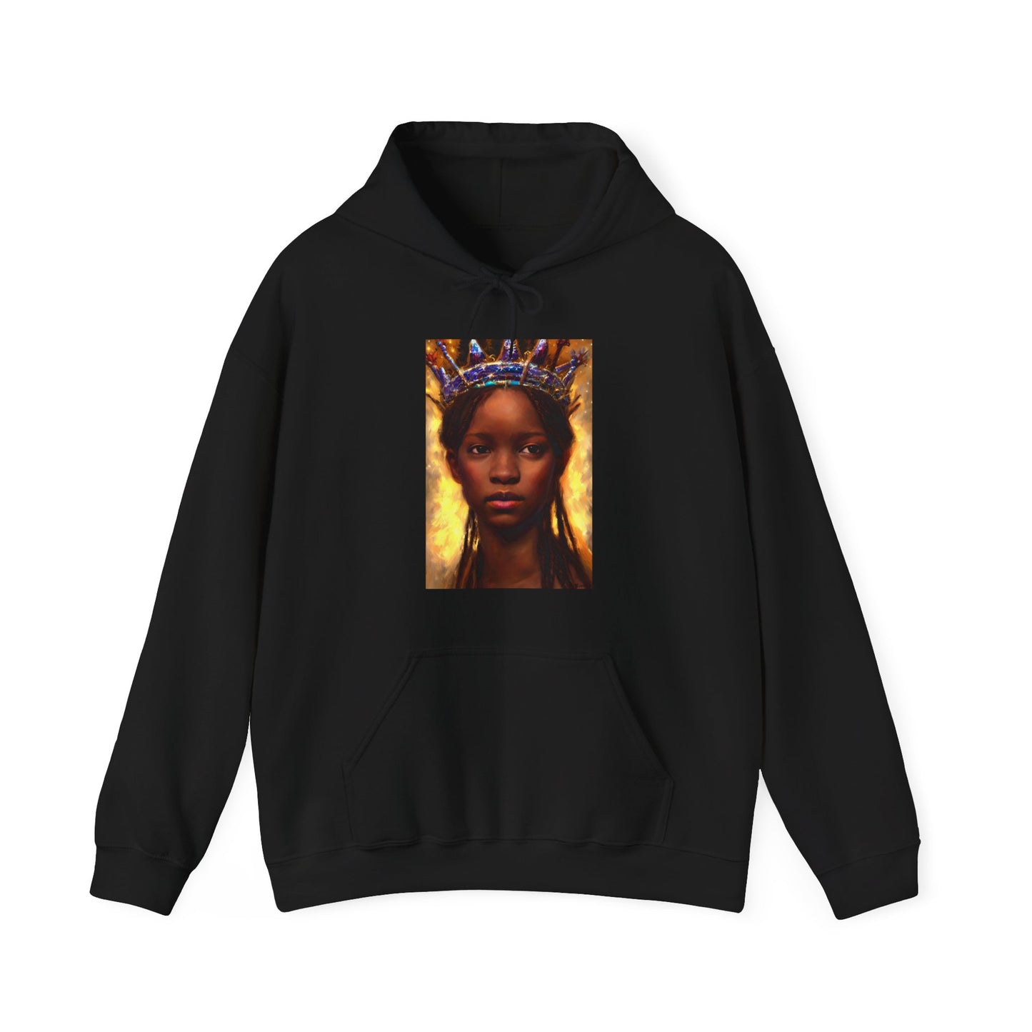 Portrait of a young Black Queen, Hoodie