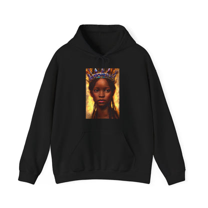Portrait of a young Black Queen, Hoodie