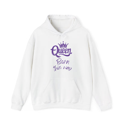 Queen-Born This Way, purple text, Hoodie