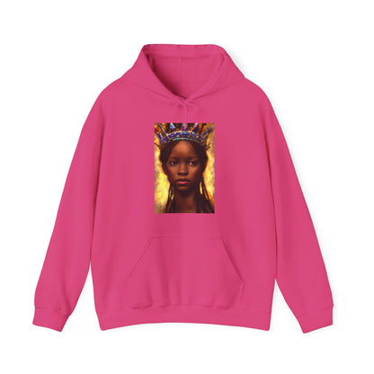 Portrait of a young Black Queen, Hoodie