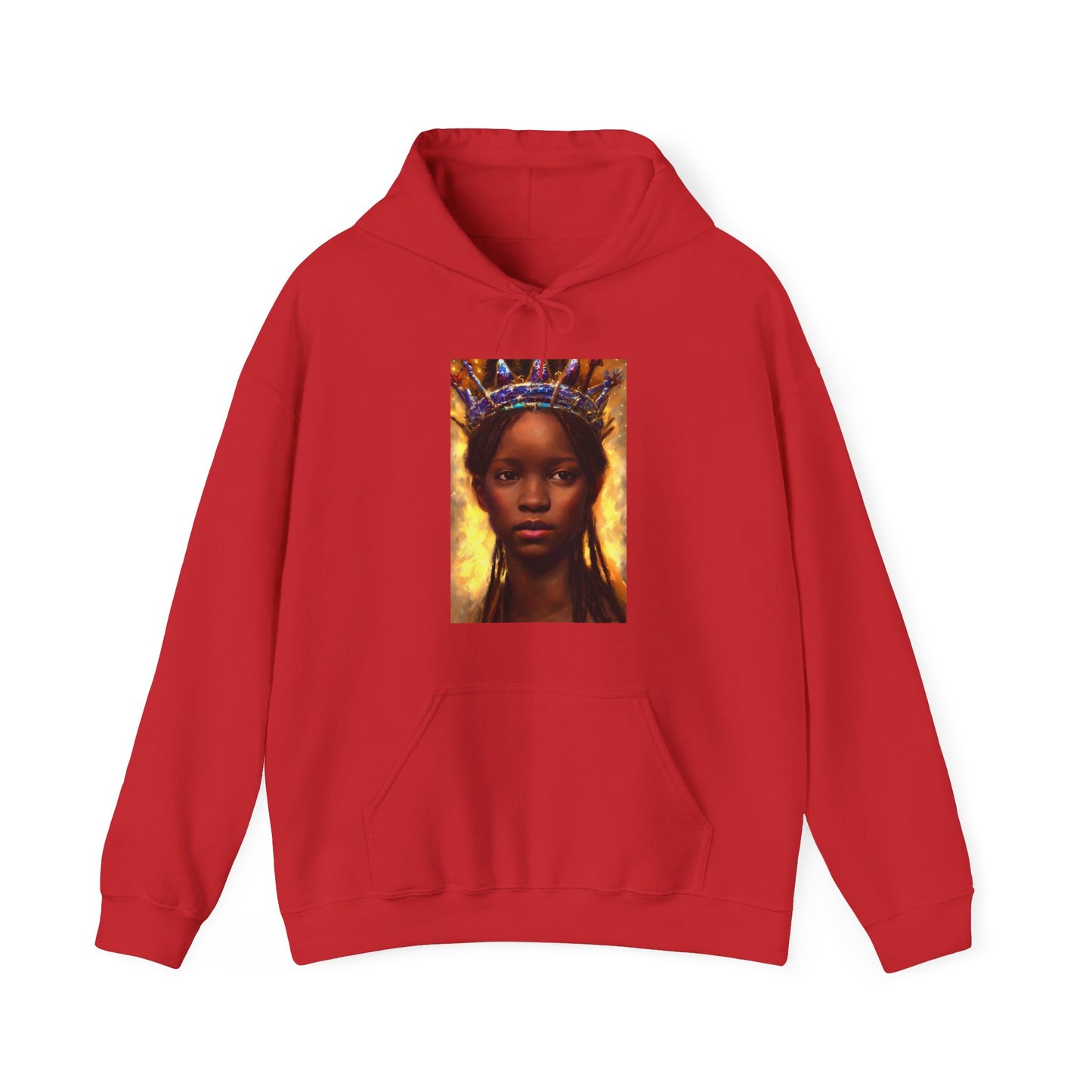 Portrait of a young Black Queen, Hoodie