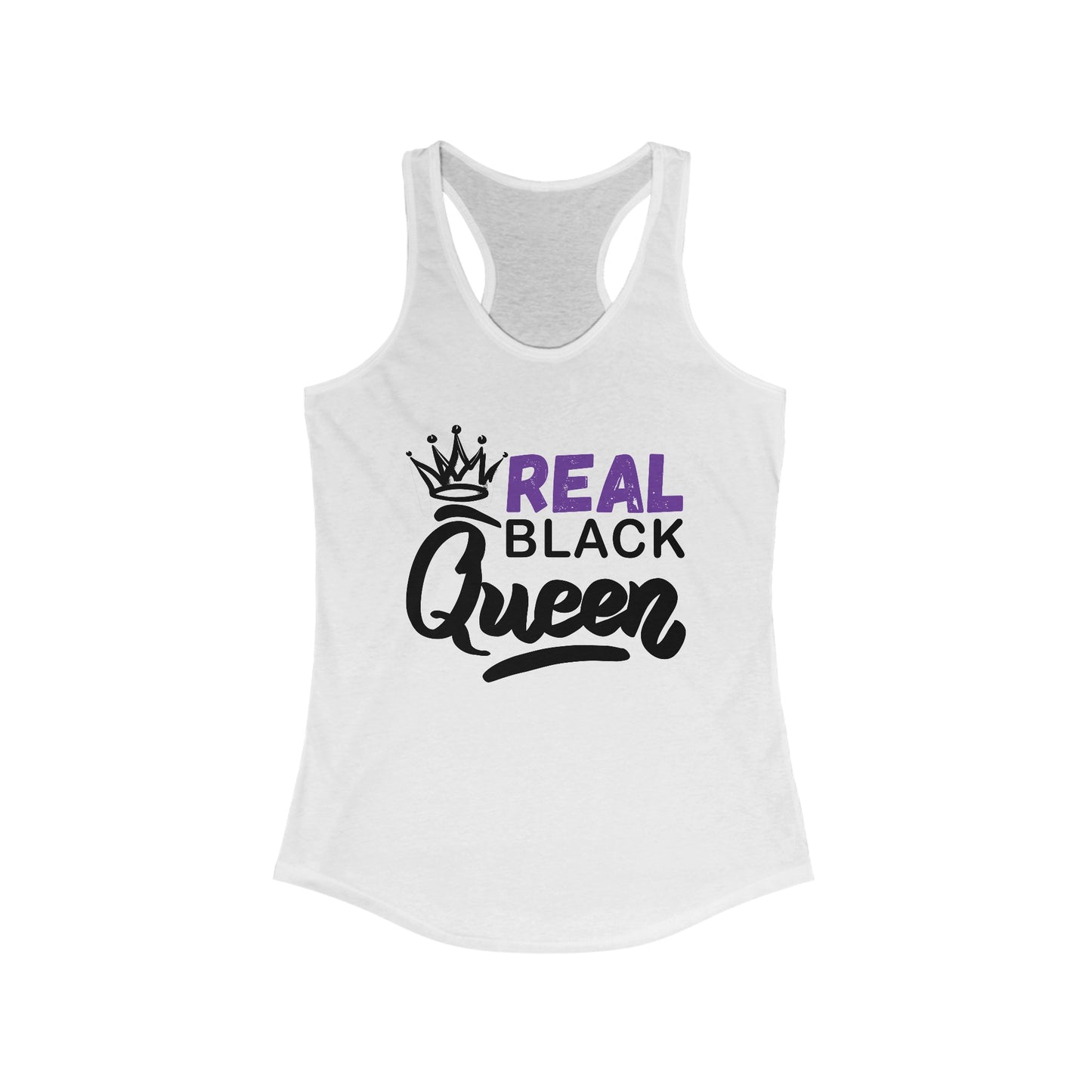 Real Black Queen, Women's Ideal Racerback Tank Top