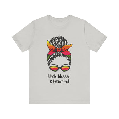 Black, Blessed, Beautiful, v2, T-Shirt