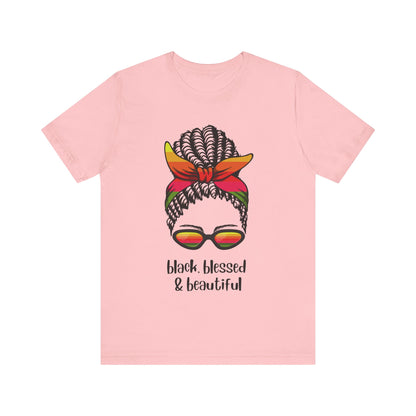 Black, Blessed, Beautiful, v2, T-Shirt