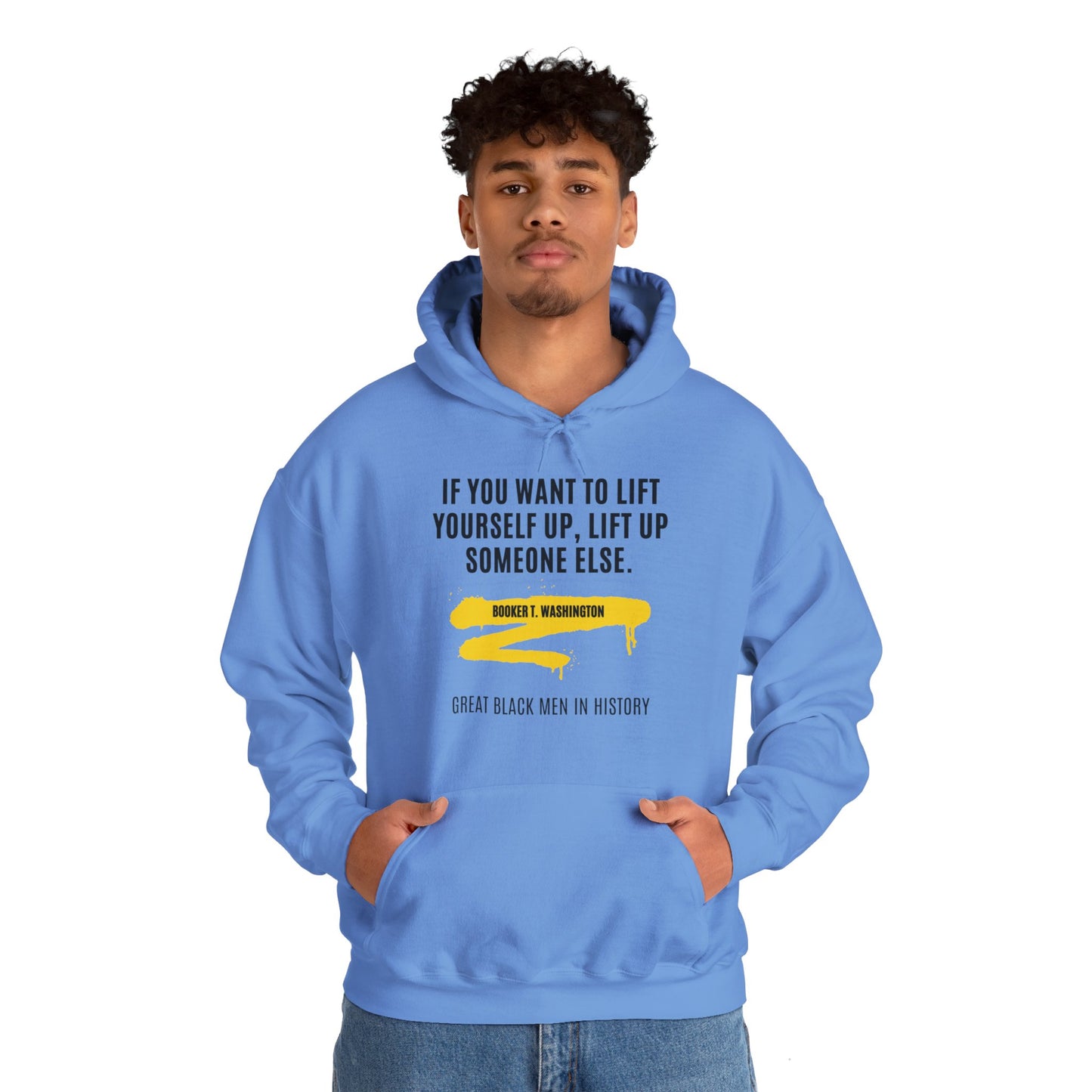 Booker T. Washington quote, Hoodie