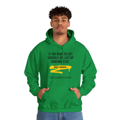Booker T. Washington quote, Hoodie