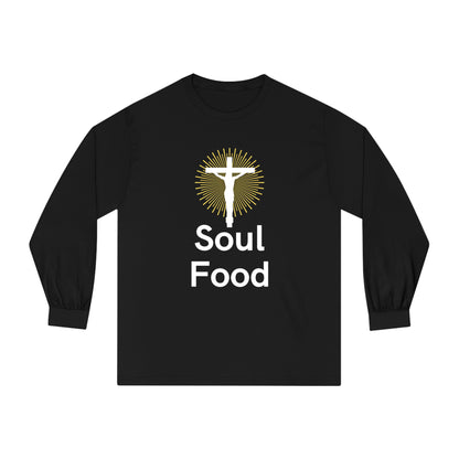 Soul Food, white text, Long Sleeve T-Shirt