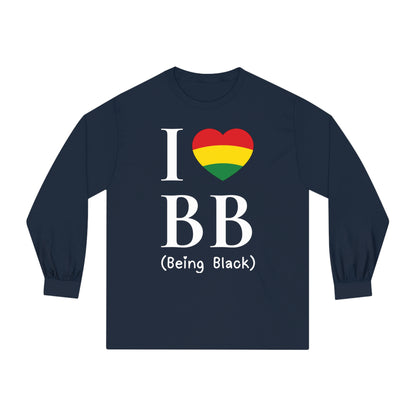 I Heart Being Black, Classic Long Sleeve T-Shirt
