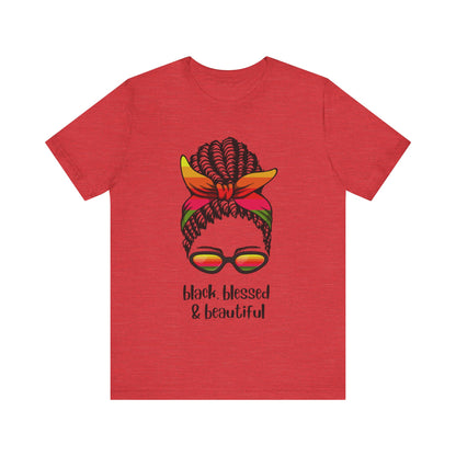 Black, Blessed, Beautiful, v2, T-Shirt
