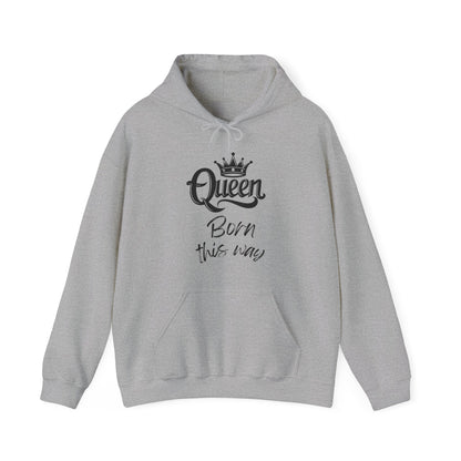 Queen-Born This Way, black text, Hoodie