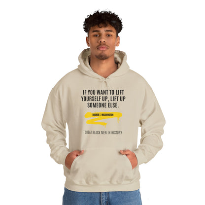 Booker T. Washington quote, Hoodie