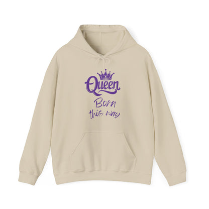 Queen-Born This Way, purple text, Hoodie