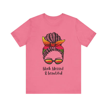 Black, Blessed, Beautiful, v2, T-Shirt