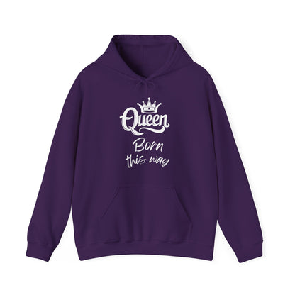 Queen-Born This Way, white text, Hoodie