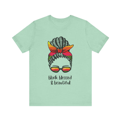 Black, Blessed, Beautiful, v2, T-Shirt