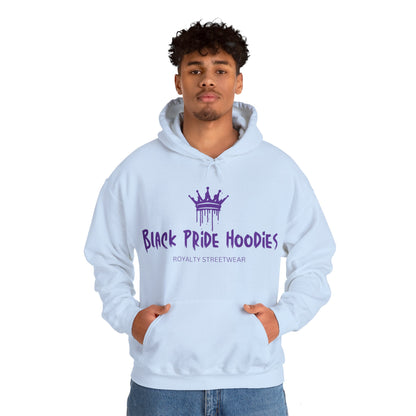Black Pride Hoodies v2 in purple, Hoodie