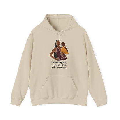 Improving The World One Black Baby At A Time v2, Hoodie